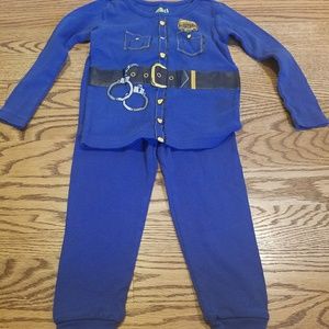 Crazy 8 2t police pajamas